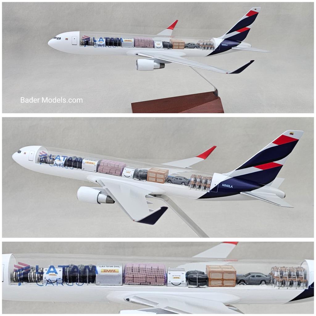 Latam Cargo - B767-300F - (1:144) - 180° Clear Top